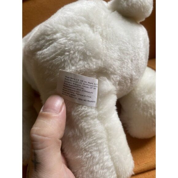 Coca-Cola White Polar Bear Plush Toy Teddy Bear W/ Scarf 10 Inches 2019 - Picture 8 of 9